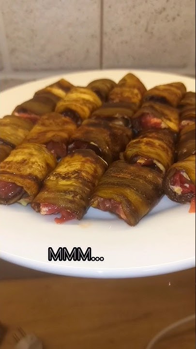 #рулетикиизбаклажанов🍆😋#баклажанырецепты #баклажан#баклажаннаяикра # ...