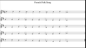 French Folk Song Violin