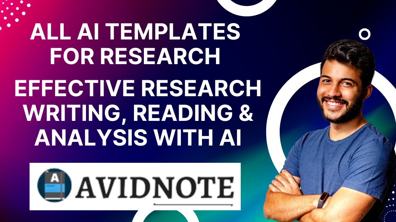 All AI Templates for Research | Effective Research Writing & analysis with AI | Avidnote | AI Tool