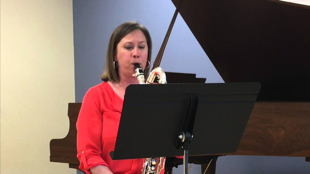 OMEA All-State Etude - Bass Clarinet. Weissenborn #5 - YouTube