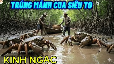 CHẤN ĐỘNG! TRÚNG ĐẬM CUA RỪNG NGẬP MẶN – MỘT MẺ RỌ ĐỔI ĐỜI NGƯ DÂN!