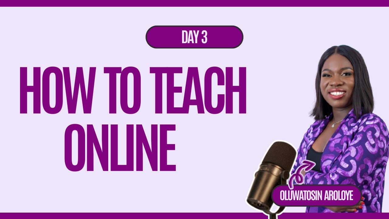 How to teach online day 3 - YouTube