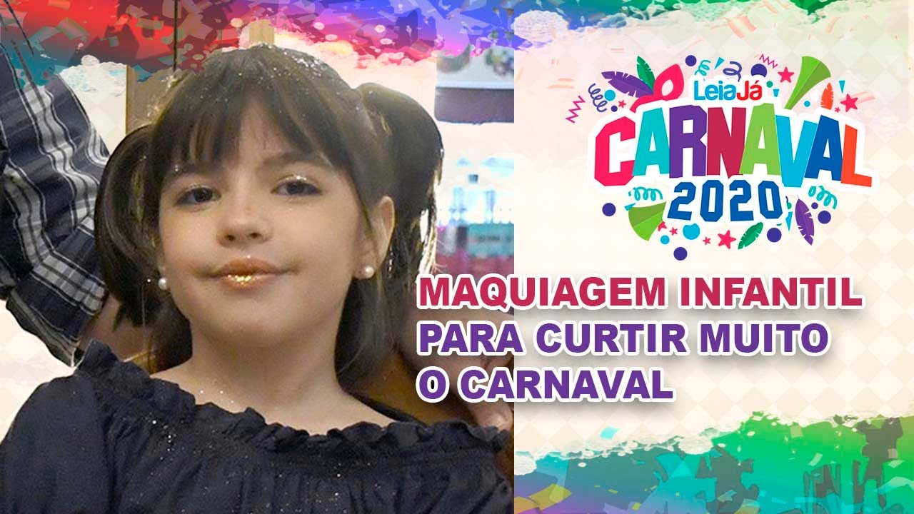 Proposta de maquiagem infantil para o carnaval 😻😻😻 #carnaval