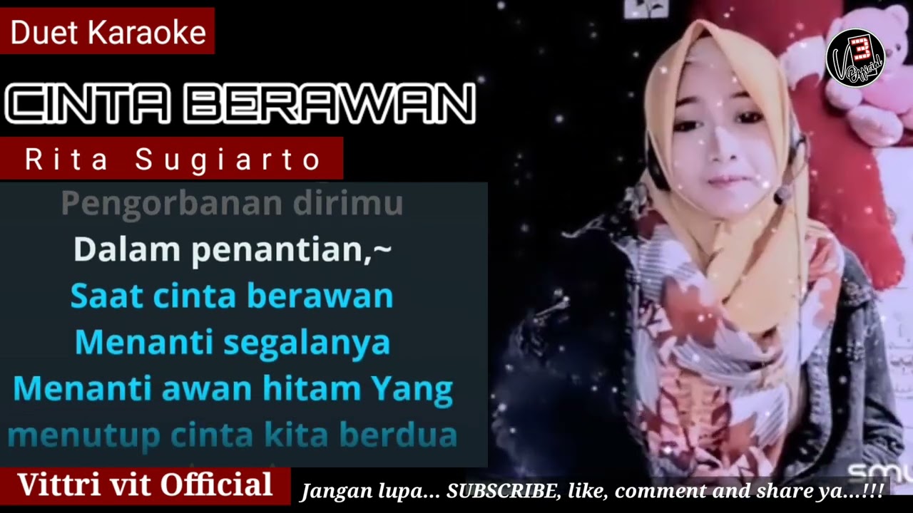 Cinta Berawan- Rita Sugiarto || Duet Karaoke
