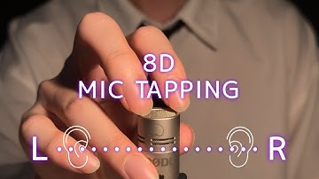 8D ASMR Tingles Penetrate Your Brain! Rode NT5 Mic Tapping for 1 Hour (No Talking)