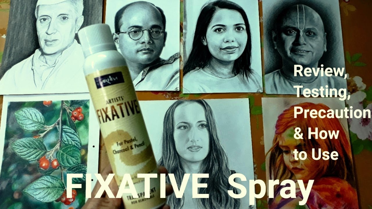 How to Use Fixative Spray for Drawings & How to Prevent Drawing from  Smudging 