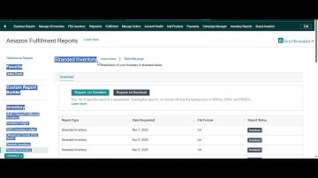 How to Download Stranded Inventory Report in Amazon Seller Central | Fix Unsellable FBA Stock (2025)