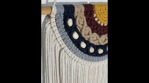 Half Circle Macrame Wall Hanging