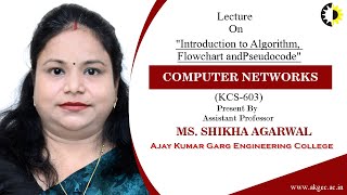 INTRODUCTION TO ALGORITHM, FLOWCHART AND PSEUDOCODE | PPS | LECTURE 02 BY MS. SHIKHA AGARWAL | AKGEC