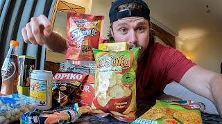 Trying ALL INDONESIAN SNACKS 🇮🇩