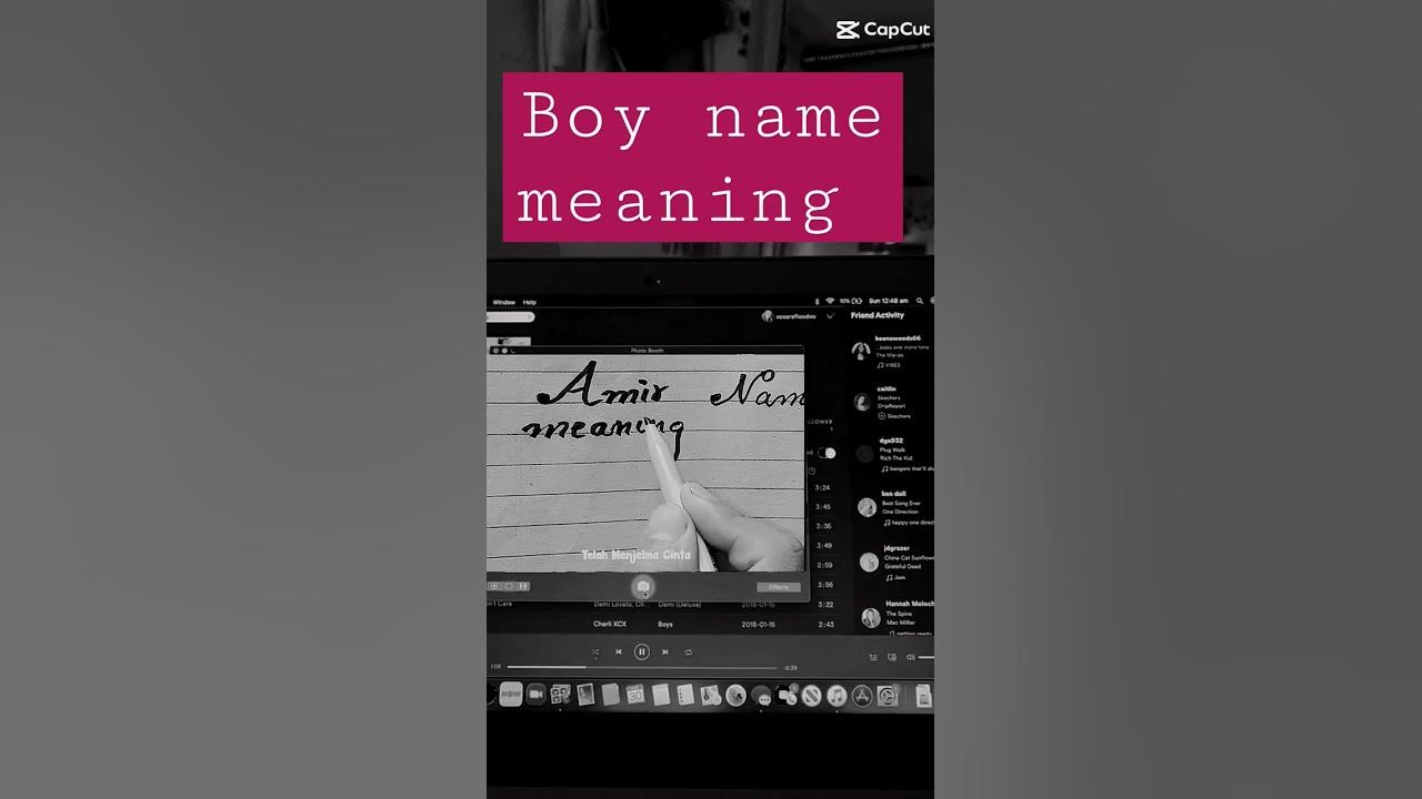 Amir name&Meaning #shortvideo #foryou #youtubeshorts - YouTube