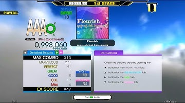 [SM5/DDR A] Flourish Expert Mode Great Full Combo AAA
