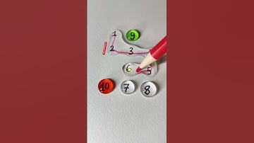 Draw a straight line connecting the numbers 1 to 10✍️👉 #drawing #line #maths #shorts