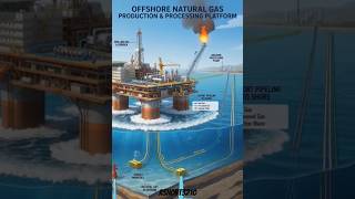 Offshore Natural Gas Production Explained  From Seabed to Your Home..#factsnaturalgas  #shorts