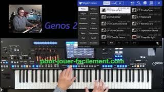 Yamaha Genos 2 (Can't Help Falling in Love 'Test piano CFX WarmPad')