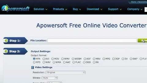 Free Mac OS video converter - Apowersoft Online Video Converter