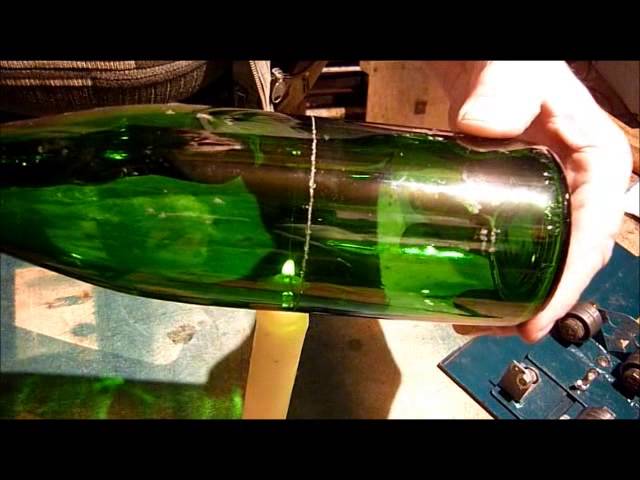 как разрезать бутылку в домашних условиях