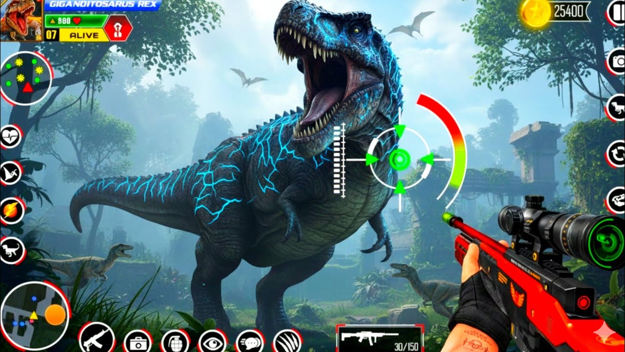 Wild Animal Hunter 3D: Epic Dinosaur Hunting Adventure 🦖🥸|New 2026 Update Gameplay #7