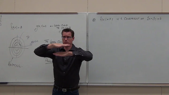 Calculus 3 Lecture 13.9:  Constrained Optimization...