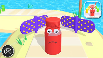 Juice Run - Gameplay Walkthrough Part 57 - Basic Solution Levels 253-255 (iOS, Android)