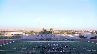 EASTLAKE HIGH SCHOOL MARCHING BAND PERFORMANCE COLOR GUARD