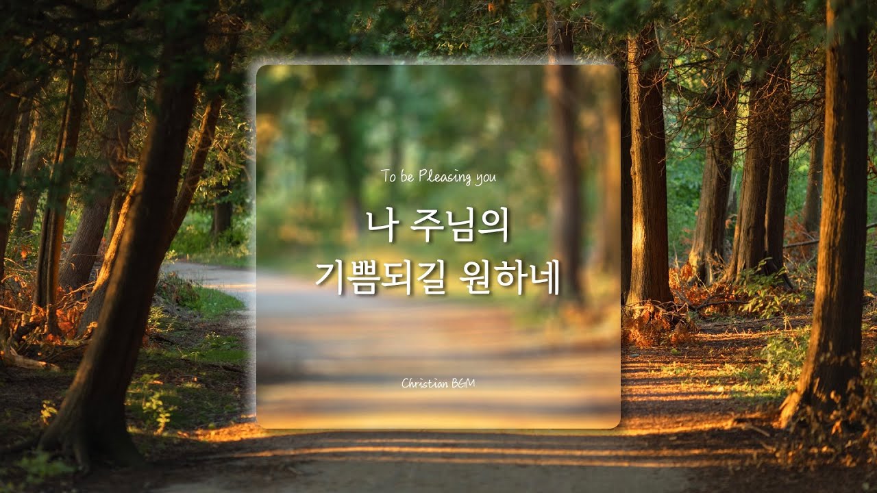 [1시간] 나 주님의 기쁨되기 원하네 / To be Pleasing you / CCM 피아노 연주 🎹
