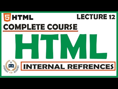 HTML Tutorial in Urdu | What Is Internal Linking in HTML | Part 12