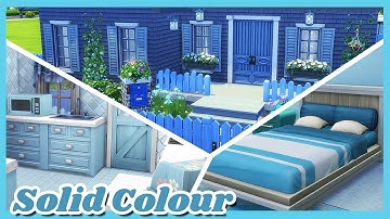 SOLID COLOUR BUILD CHALLENGE | The Sims 4 | Speed Build