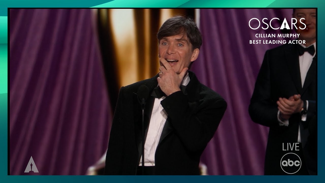 Cillian Murphy Wins Best Actor for 'Oppenheimer' | 96th Oscars (2024)