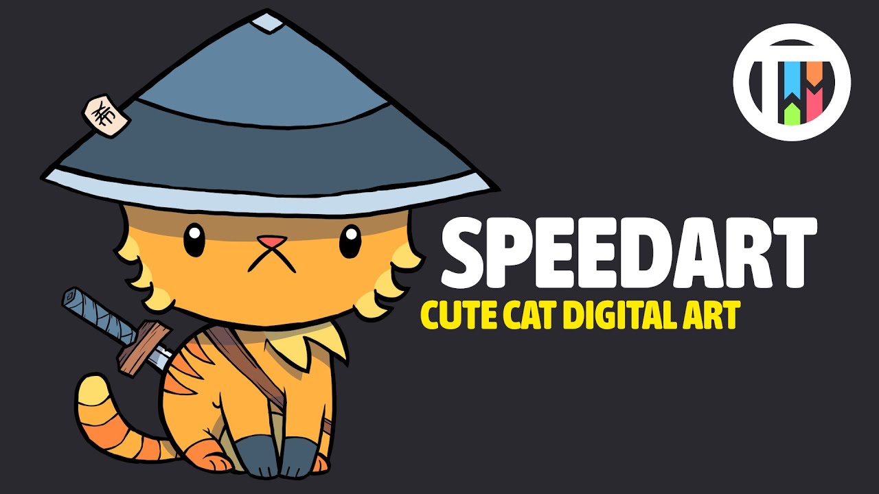 Digital SpeedArt #2 - meme cat pixel art 