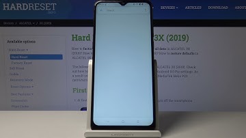 How to Activate High Contrast Text on ALCATEL 3X 2019 – Display Settings