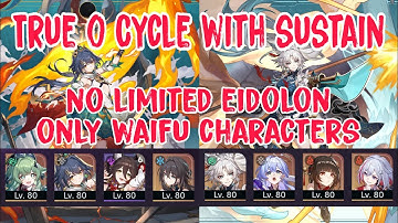 [HSR] [MoC 2.4] Part4 - True Zero Cycle with Sustainer | No Limited Eidolon | Only Waifus