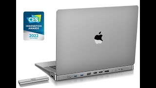 INVZI MagHub: 12-in-2 Pop-Up SSD Docking Station for MacBook Pro and MacBook Air
