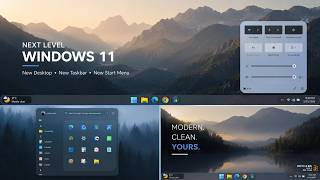 👉 Take Windows 11 to the NEXT LEVEL 🤯 New Desktop, Taskbar &amp; Start Menu Setup (2026) | ®™ |