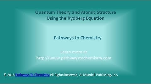 Chemistry: Using the Rydberg Equation