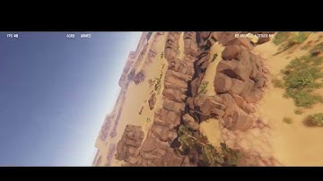 Flying in FPV drone simulator