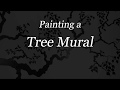 Painting a Bathroom Tree Mural