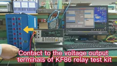 KF86 Protection Relay Testing 6 Phase Relay Test Set