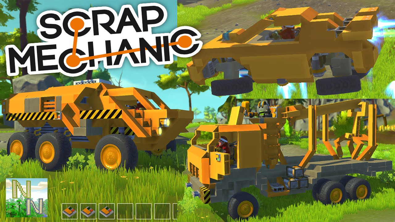 Машины в scrap mechanic схемы