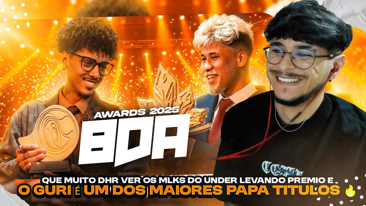 ALAN REAGE A BDA AWARDS 2025 - TODAS AS PREMIAÇÕES! | REACT
