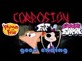 Fnf corrosion but Isabella and Phineas singing (the good ending)