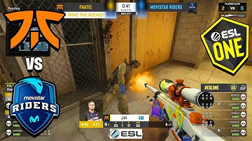 fnatic vs Movistar Riders - ESL One ROAD TO RIO MAJOR - HIGHLIGHTS | CSGO