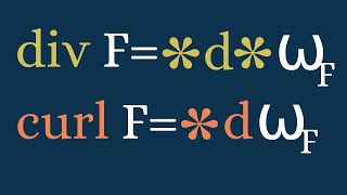 Differential Forms | The exterior derivative and vector calculus.