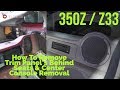 350Z How To Remove The Rear Speakers Trim Panel Behind Seats Z33 Interior Trim Removal