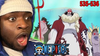 HORDY ATTACKS RYUGU PALACE | One Piece Episodes 535-536 REACTION!!!