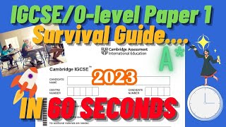 IGCSE/O-level Business Paper 1 Exam Guide Updated 2023