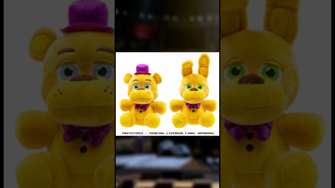 Jazwares Vault EXCLUSIVE Fredbear And Springbonnie Plushies Revealed From Toy Fair
