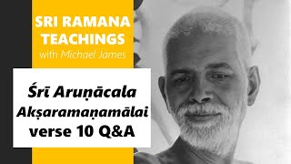 2022-08-20b Ramana Foundation UK: Michael answers questions on Śrī Aruṇācala Akṣaramaṇamālai 10 screenshot 3