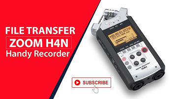 Zoom Handy Recorder H4N File Transfer 💥