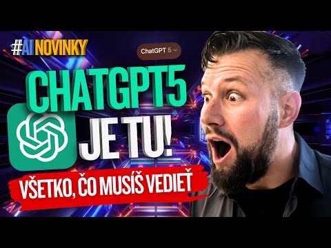 Cover: ChatGPT-5 je tu! 🔥 (Všetko, čo musíš vedieť) #AI Novinky